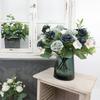 3pcs Ramo de Rosas Camelia de Simulación de Seda Flores Falsas de Seda Decoración de Restaurante Flor Artificial Rosa Camelia