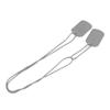Double Tag Pendant Necklace Men Simple Fashionable Titanium Steel Necklace Jewelry Accessory for Party