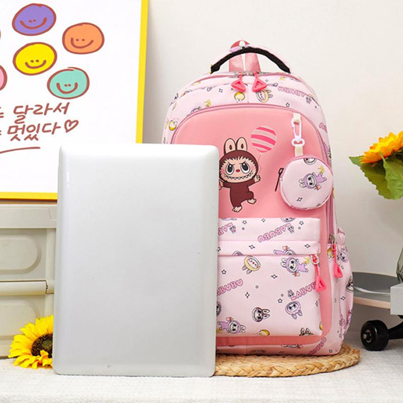 Batoh LABUBU Školní taška Volnočasový batoh Dětská taška Batoh pro základní školu LABUBU Dívčí Chlapecký školní batoh 6 barev