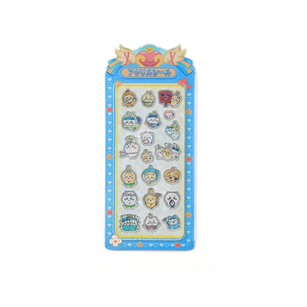 3D Acrylic Cartoon Princess Scene Stickers for Kids - Creative Decorative Stick-On Fun