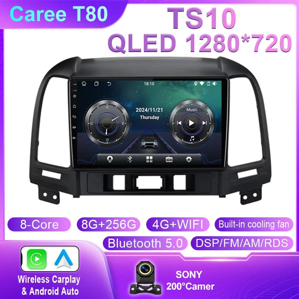 Android 14 Carplay Auto For Hyundai Santa Fe 2 2006 2007 2008 2009 2010 2011 2012 Car Radio Multimedia Player Stereo 4G WIFI BT