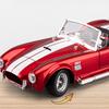 1/22 Ford Shelby Cobra 427 S/C Alloy Roadster Sports Car Model Diecast Metal Classic Retro Vehicle Car Model Sound Light Kid Toy Gift