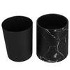 Marbling Garbage Bin Plastic Trash Can for Living Room Bedroom Bathroom Kitchen Modern Decorative Round Waste Container Marble