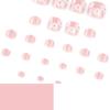 Piccole fresche fette per unghie dei piedi stile Ins Fiore bianco semplice Fette per unghie dei piedi Fiore bianco caldo Fette per unghie dei piedi francesi più vendute