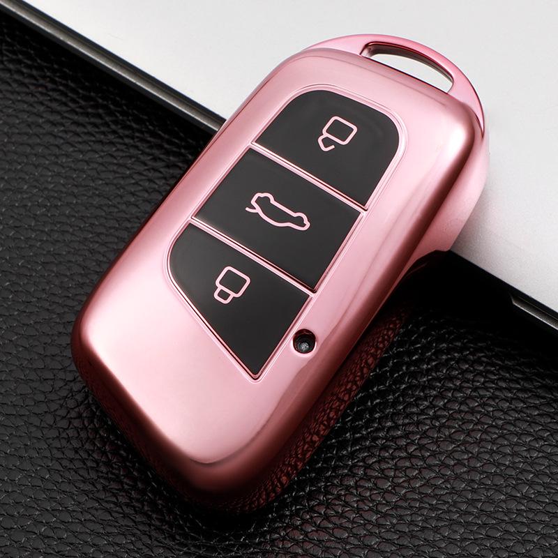 Compatible Key Case for Chery Arrizo 5, GX Tiggo 8/7/5X (2020 Model) - Includes Car Key Bag & Buckle
