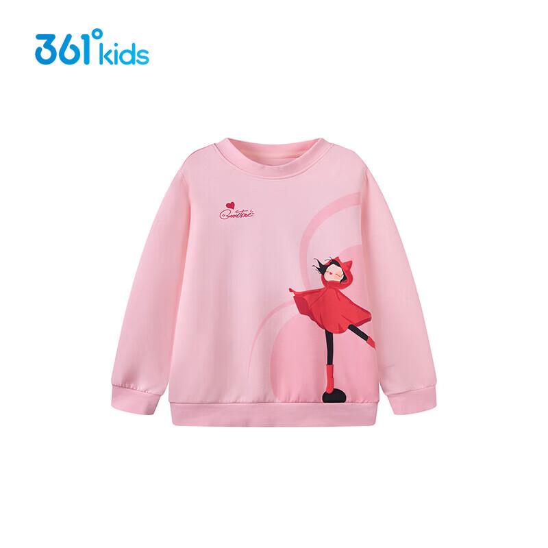361° Girls  Skin-friendly Elastic Pullover Sweatshirt K62513302 150
