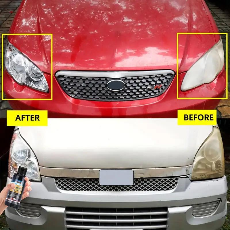 Headlight Restoration Fluid Automotive Headlight Oxidation Yellowing Scratches Blurring Enhancement