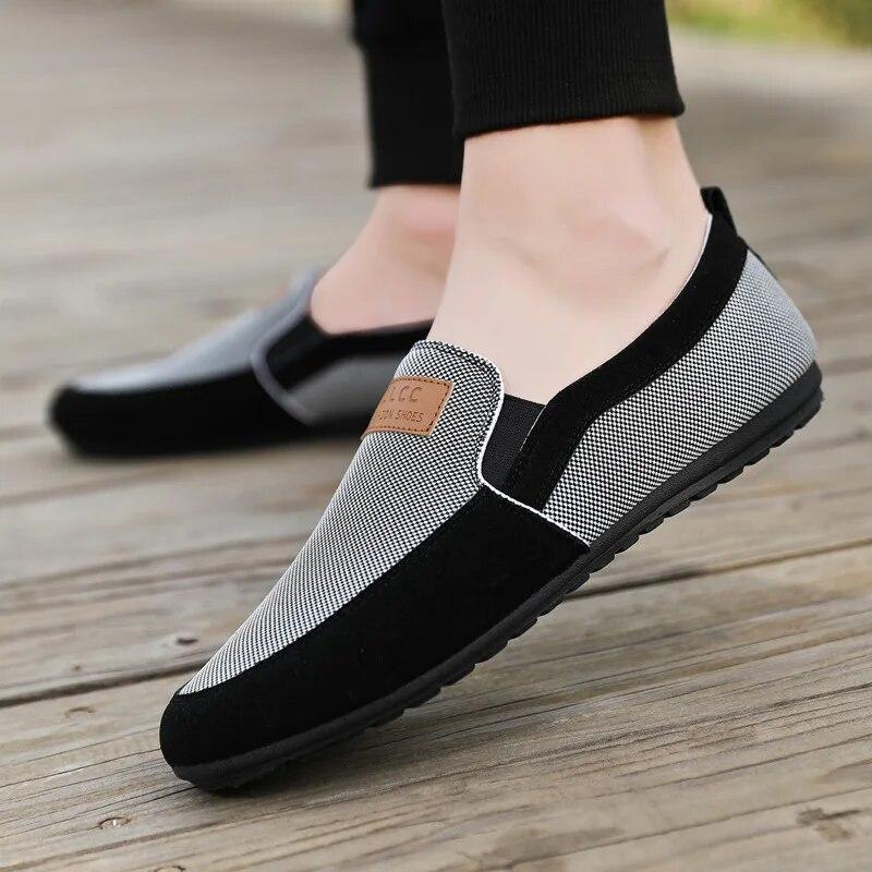Shoes Men Loafers  Driving Fashion Boat Footwear Man  Canvas Moccasins Men'S Shoes Men Comfy Drive Men's Casual Shoes