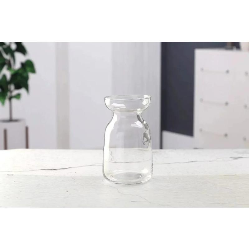 Vasă cu flori pentru decorarea mesei vază din sticlă pentru sufragerie Ornamente pentru masă decorată manual vază cu plante de masă Maison