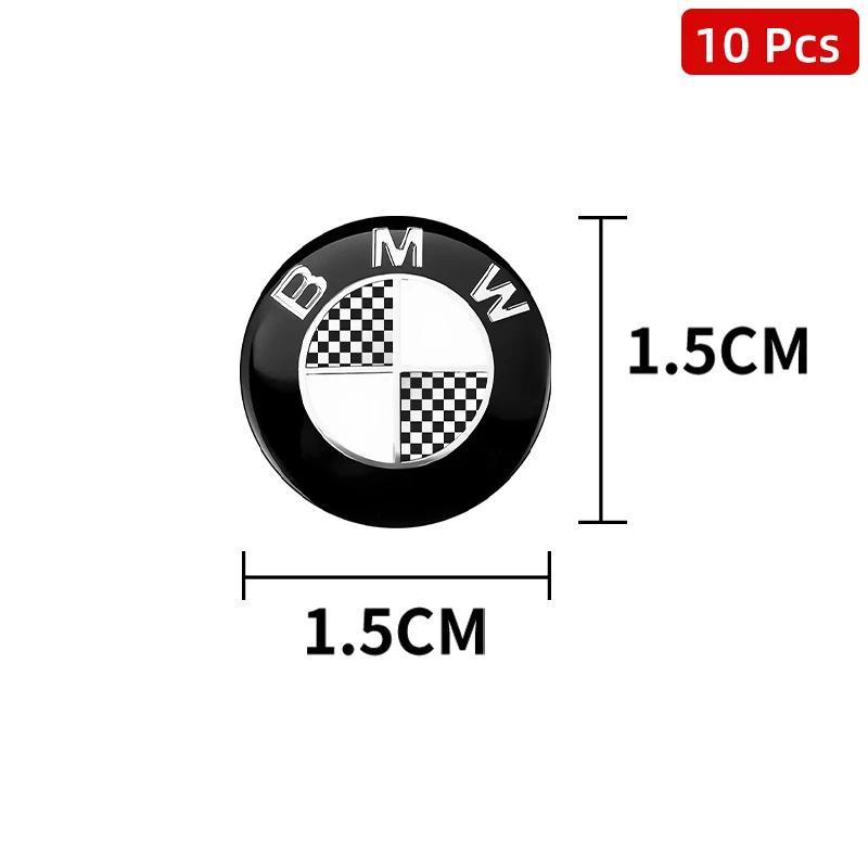 15mm Car Door Keyhole Cover Sticker Car Door Lock Keyhole Protection Stickers For BMW Performance M1 F25 F26 F15 F16 E90 E91 E92
