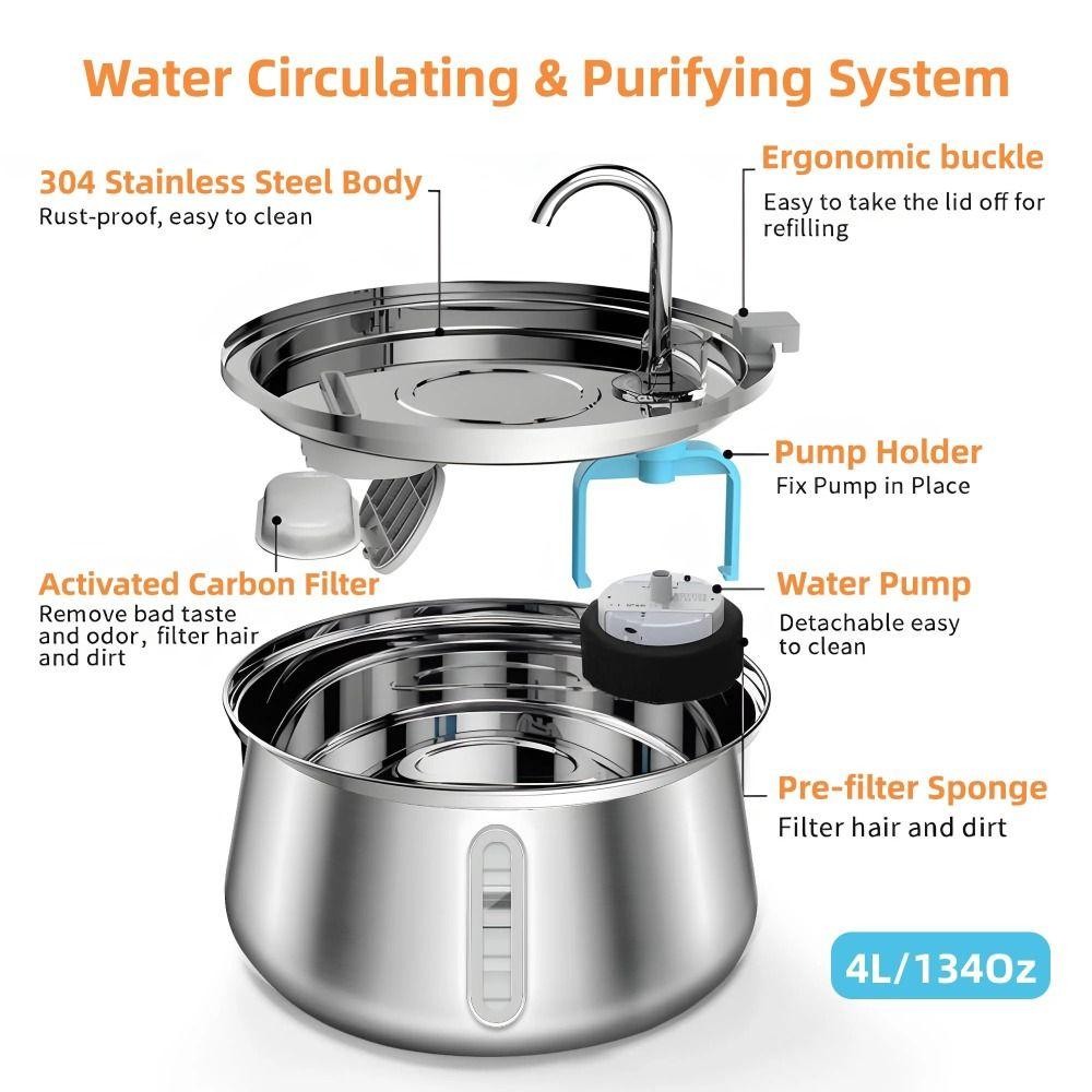 Replacement Filters Pet Water Feeder Automatic Automatic Cat Water Fountain  Pet Supplies