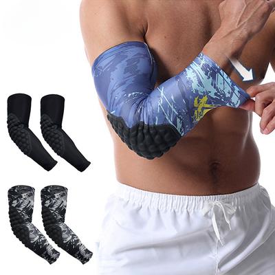 Sports Arm Sleeves Gym Compression Elbow Pads Basketball Elbow Pads Volleyball Football Arm Protection Suitable for Adults, Teenagers and Children
