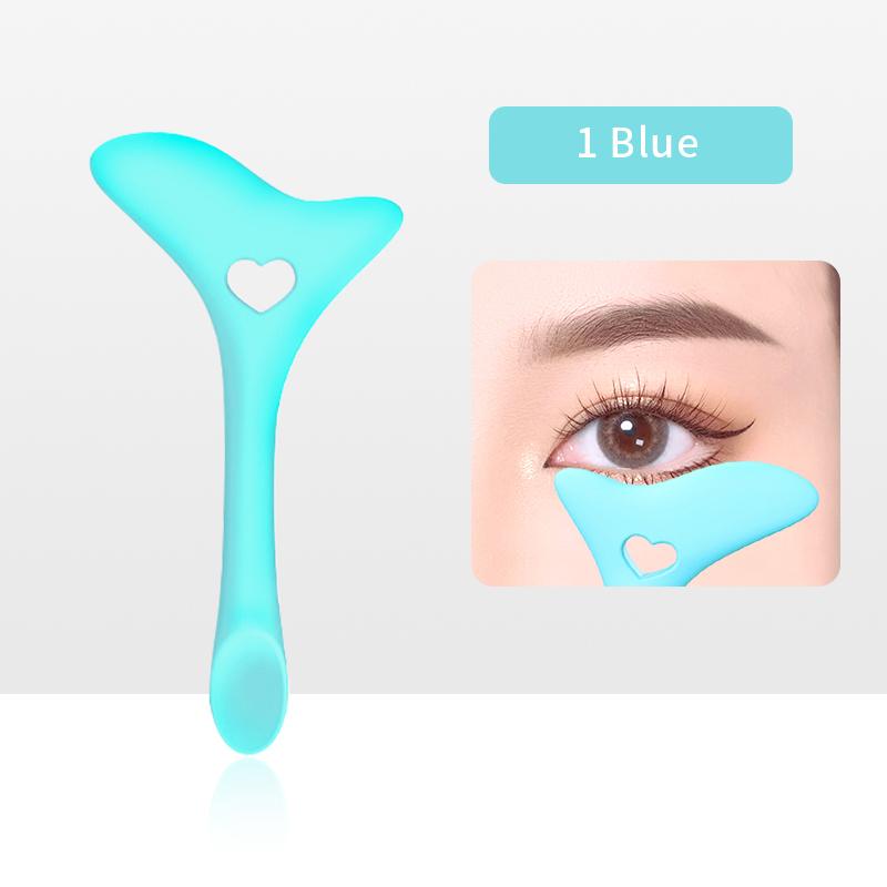 

Многофункциональная подводка для глаз, трафарет, кончики крыльев, силиконовая подводка для глаз, Marscara, губная помада для рисования, средство для ношения, многоразовые инструменты для макияжа синий