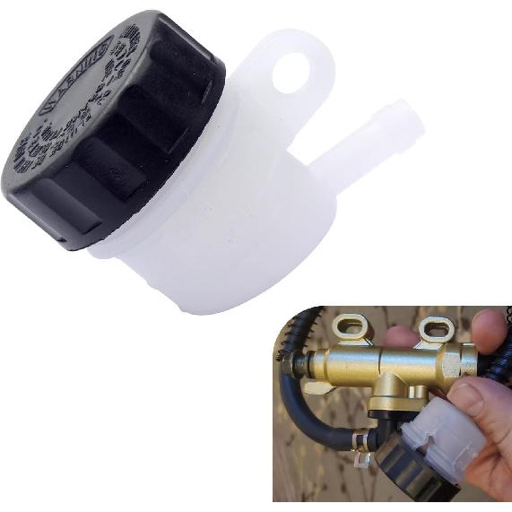 1 PC Brake Fluid Reservoir, Motorcycle Rear Brake Master Cylinder Oil Cup, Clutch Tank Fluid Reservoir, Universal Fit for Motorcycle Pit Dirt Bike