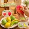 Strawberry Squishy Fidget Toy Stress Relieving Strawberry Squeeze Simulation Mango Banana Slow Rebound Stress Relief Toy Gifts