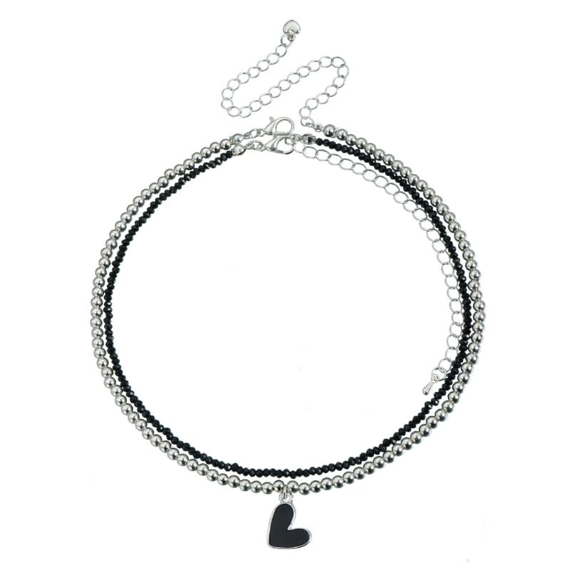 

Clavicle Chain Adjustable Chain Necklace Beads Jewelry Handmade Neck Jewelry Everyday Wear Necklace Suitable for Daily 1