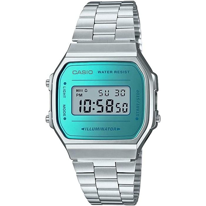 Casio Standard A168WEM-2 Digital Watch (Silver x Blue)