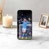 Football E-Erling H-Haaland-EH Phone Case Black Silicone Soft For Samsung S25,S24,S21,S22,S23,S30,Ultra,S20,Plus,Fe,Lite