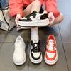 European Station Muffin Thick-soled Soft Leather Casual Shoes 2025 Early Spring Small Height Increase Casual White Shoes Student Shoes