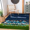 Manchester City Personalized Name Carpet Suitable for Decorate room Playrooms Kitchen Study room Anti-slip Rug Decorate Offices