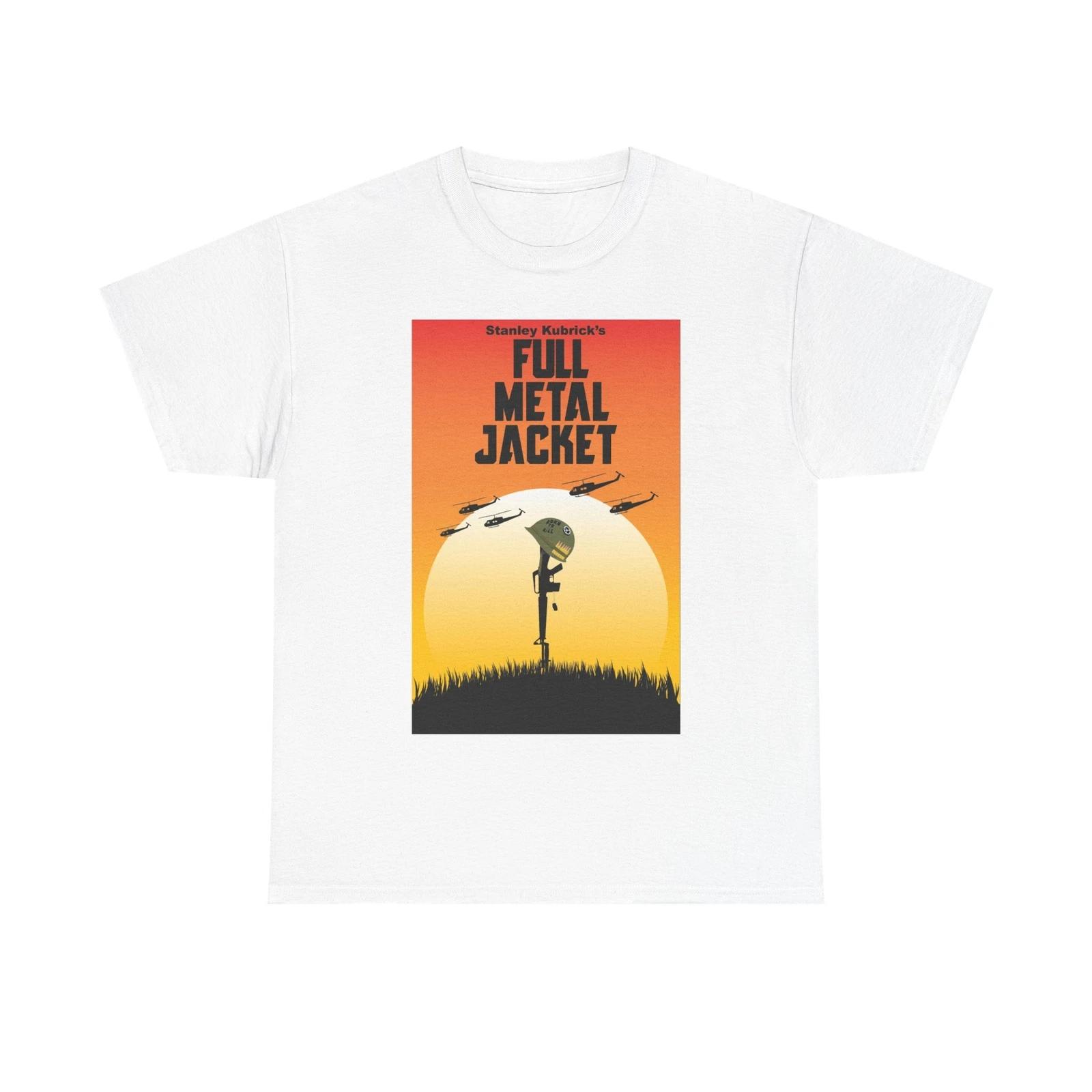 Men s and Women s T-shirts Full Metal Jacket Poster XS