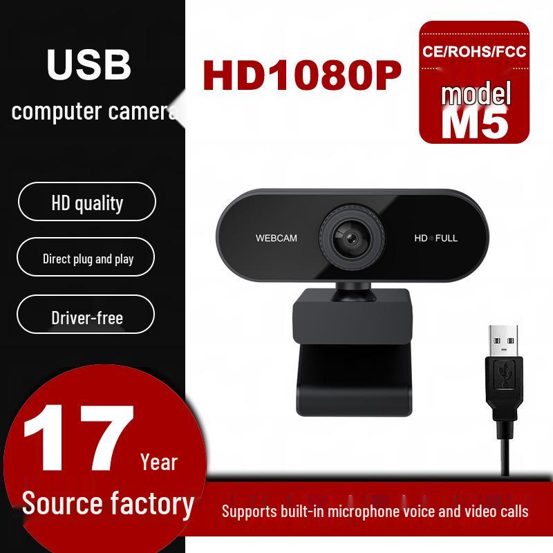 HD2K 4K High Definition Computer Camera with Microphone for Online Classes