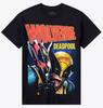 Deadpool Wolverine Unisexs Tshirt Deadpool Reflects In Wolvy Claws Jumbo Print