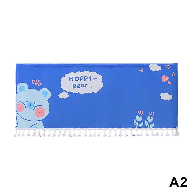 Cartoon Animal Door Curtain With Tassels Self-adhesive Partition Curtains For Bedroom, Bathroom & Home Decor, Privacy Dust Proof