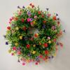 Colorful Spring Summer Wreath Farmhouse Colorful Cottage Wreath Artificial Flowers Wreath Decor for Front Door Wall