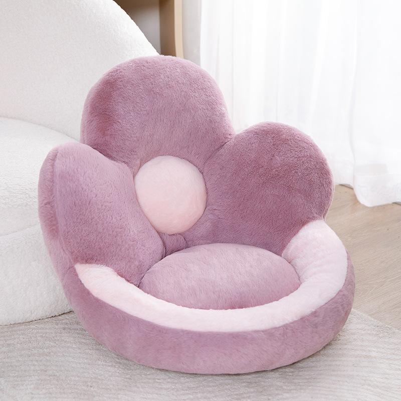 Flower Pillow Cushion Creative Plush Cushion Multicolor Soft Home Cushion Against the Waist Girls Nap Pillow Bedroom Seat Pillow