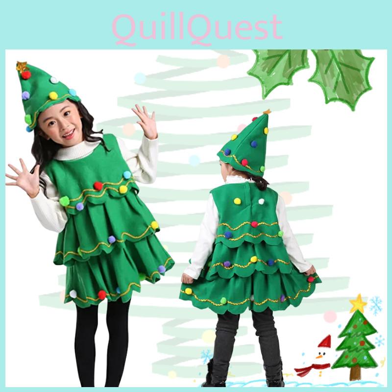 Christmas Tree Costume For Kids And Adults Authentic Striped Outfit For Cosplay