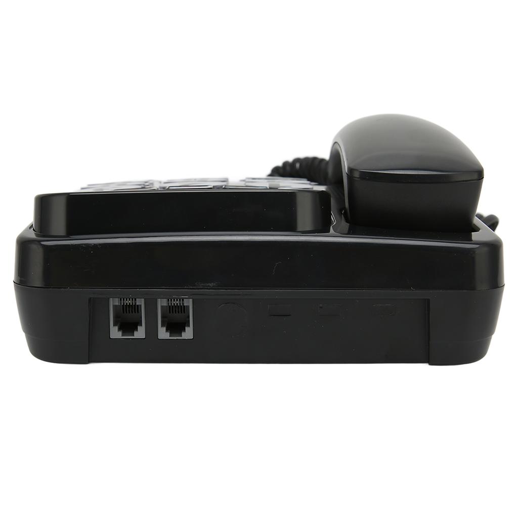 Corded Phone Caller ID Adjustable Ringtone Shortcuts Memory Wired Landline with Indicator for Home Office