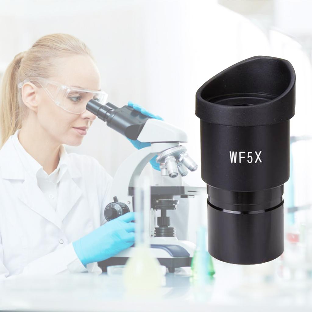 Upgraded Wide Angle Eyepiece Telescopes Eyepiece 23.2mm Thread Astronomys Eyepiece for Telescopes Accessories Black