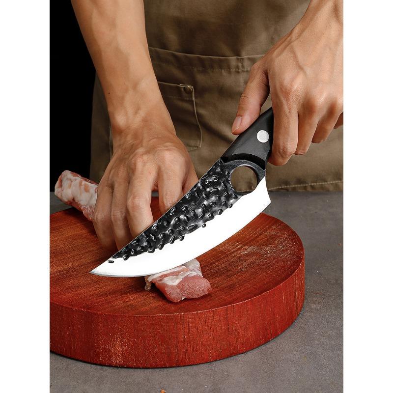 Sharp Stainless Steel Thickened Household Boning Knife Reinforced Newding Butcher Knife Cutting Knife Kitchen Cleaver