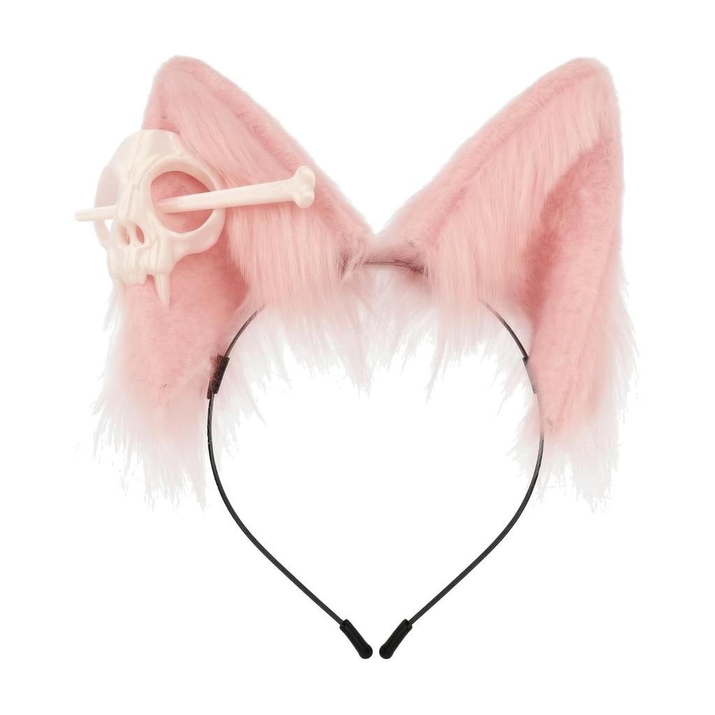 Furry Animal-Ear Costume Headband Soft Ear Hairband Cute