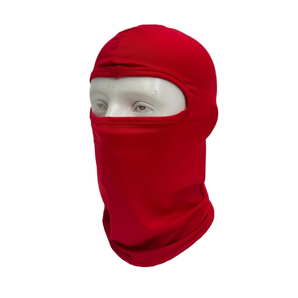 Ice Silk Full Face Cycling Mask: Sun Protection, Windproof, Dustproof, Breathable Helmet Cover for Outdoor Sports
