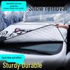 Winter Cartoon Car Sunshade Frost Protector for Front Windshield
