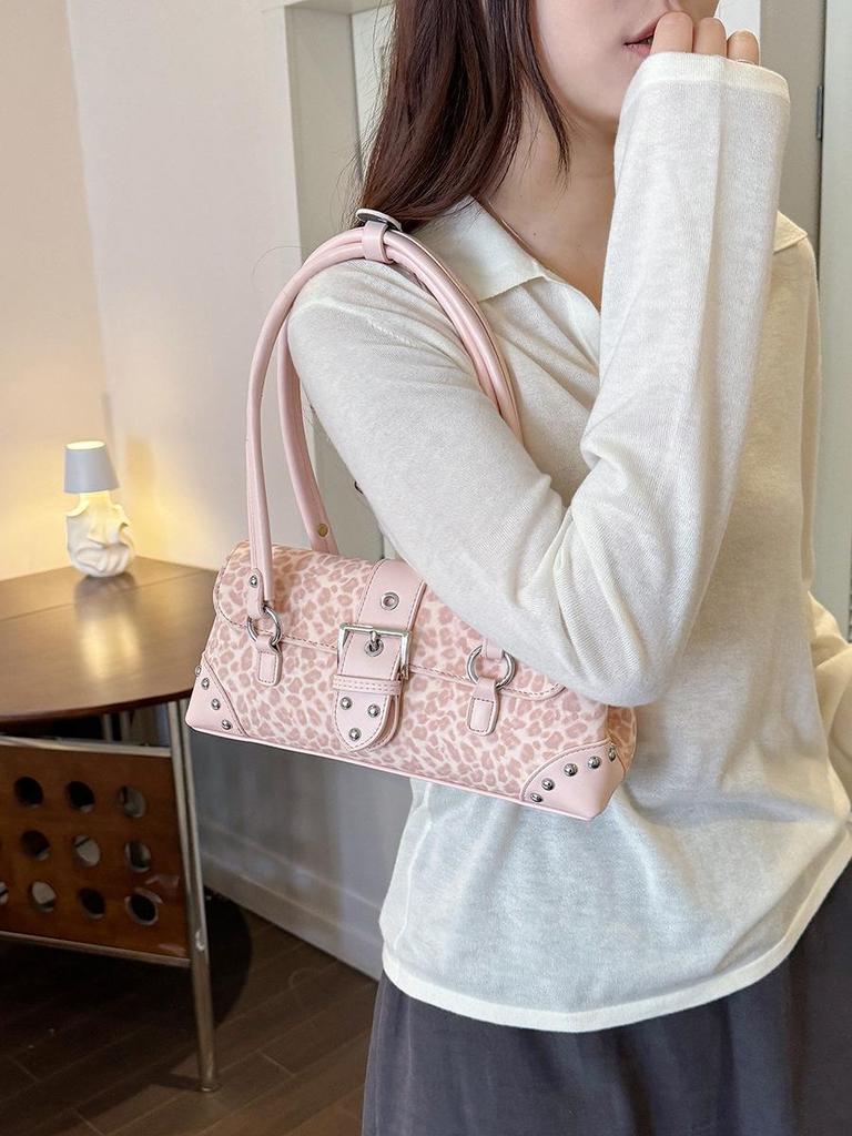 Chic Rivet Underarm Bag for Women - Summer 2026 High-End, Versatile Single Shoulder Design