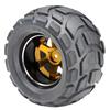 1.9x1.7 inch 6-spoke wheels for WR-02CB & GF-01CB (2) [Eagle Model] [#WR02-CB-6S-U] (GO)