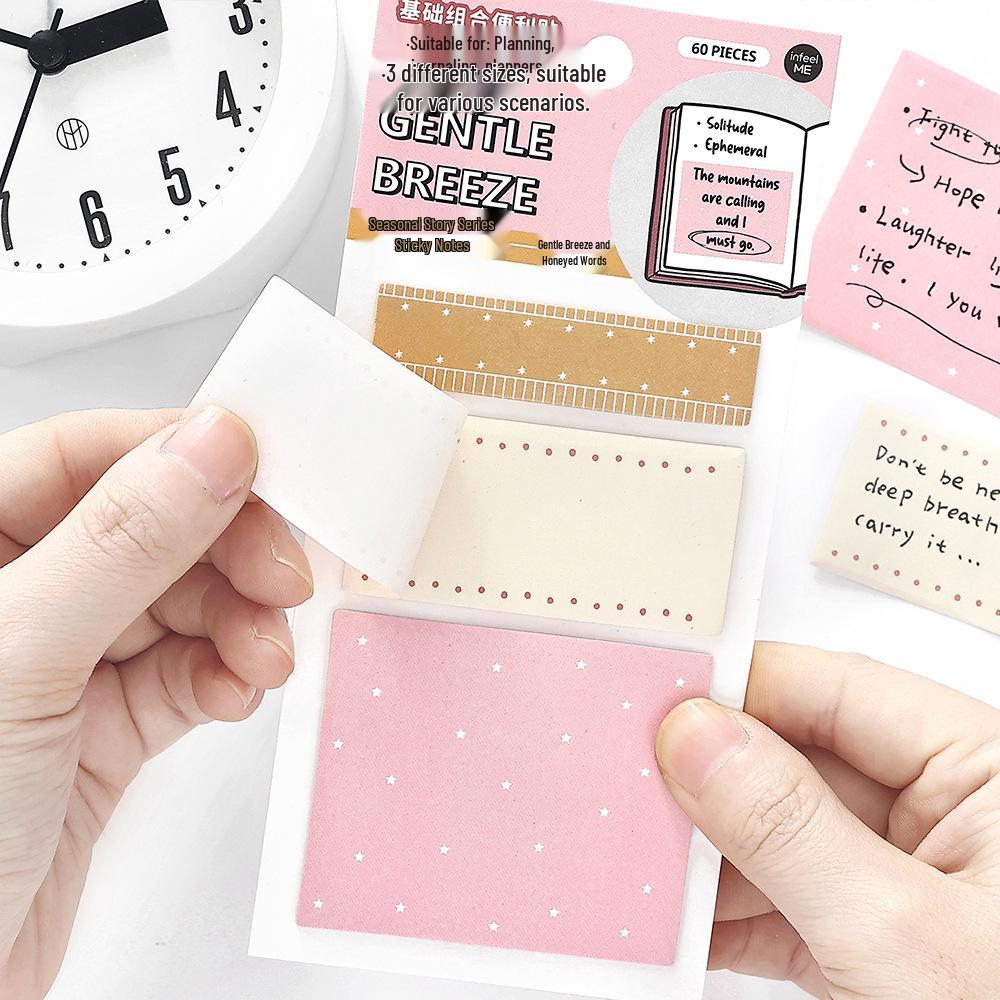 Infeel.Me Tearable Sticky Notes - Season Story Collection for Students & Planning