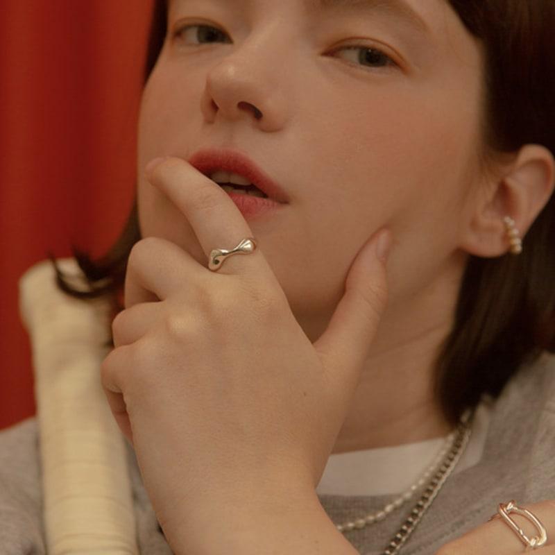 FINDELISE 925 Wave Ring