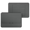 16 Inch Laptop Sleeve With Ergonomic Wrist Rest Support MacBook Air Pro PU Leather Waterproof Inner Case