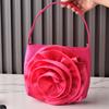 Vintage Stereoscopic Big Flower Evening Bag Satin Cheongsam Clutch for Ladies Luxury Designer Crossbody Shoulder Purses 2026