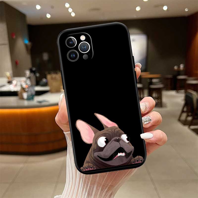 UP24 Cute Pug Dog Bull corgi Phone Case for Samsung Galaxy S20 S21 S22 Ultra FE + Plus A21S A22 A24 A25 A26 A30 A30S A31