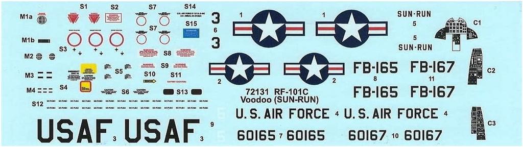 VALOM Scale US McDonnell Voodoo Sunrun Recorder Plastic Model Kit CV72131 1/72 RF-101C
