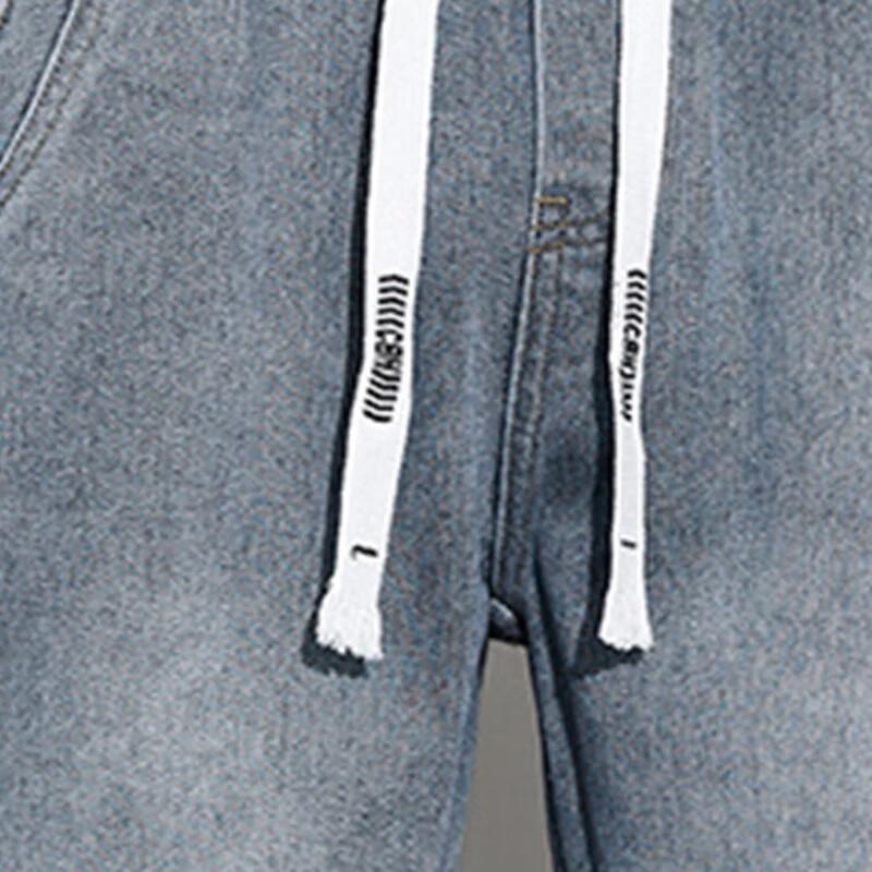 JEEP SPIRIT Men's Elastic Straight Leg Jeans