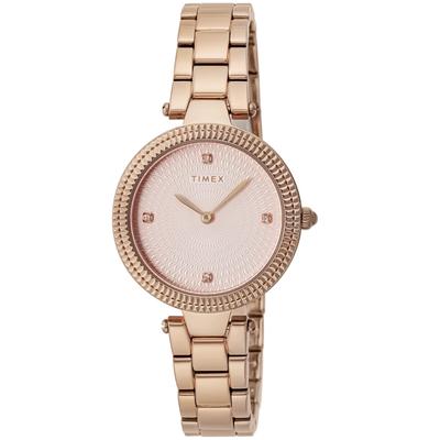 TIMEX Uhr Adorn TW2V24300 Rosa Zifferblatt Damen Importiert [Reguläres Produkt] [Waren]