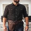 Handmade Leather Barber Tool Belt Hair Stylist Scissor Holster Hairdresser Waist Belt