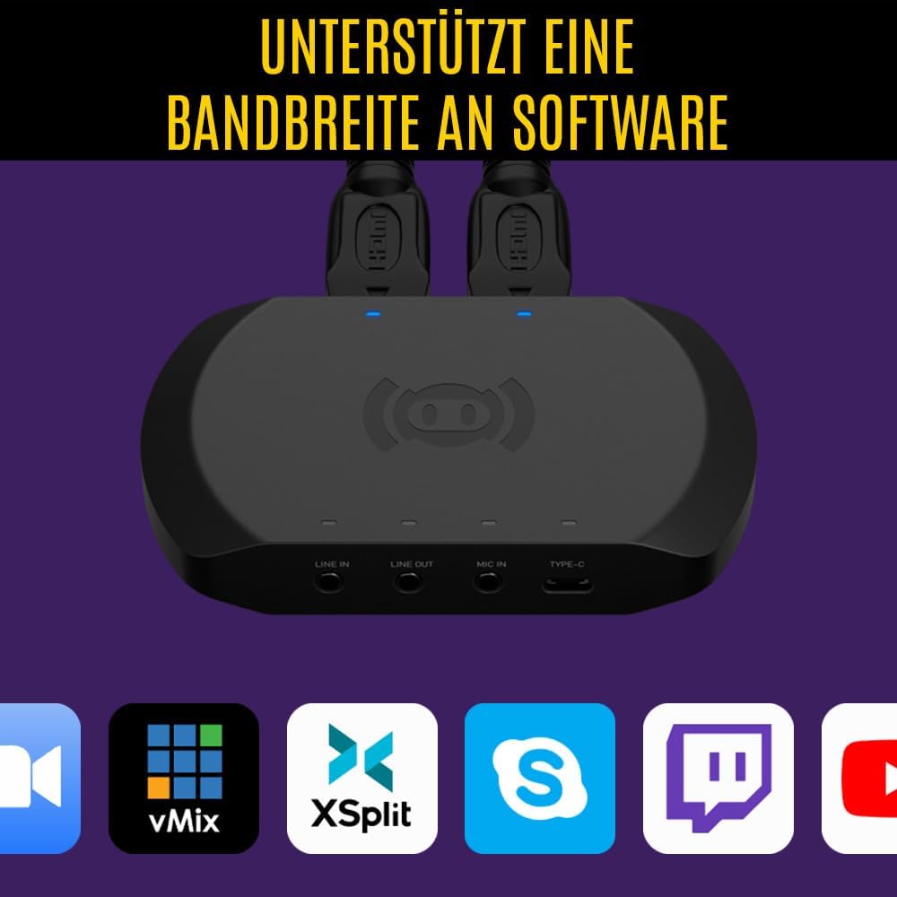 Streamplify CAPTURE 4K Capture Card 4K 30Hz 4K 60Hz Black