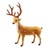 N80B for Creative Christmas Elk Ornament Simulation Winter Elk Figurine Crafts Decor for Home Restaurant Bar Table Decoration